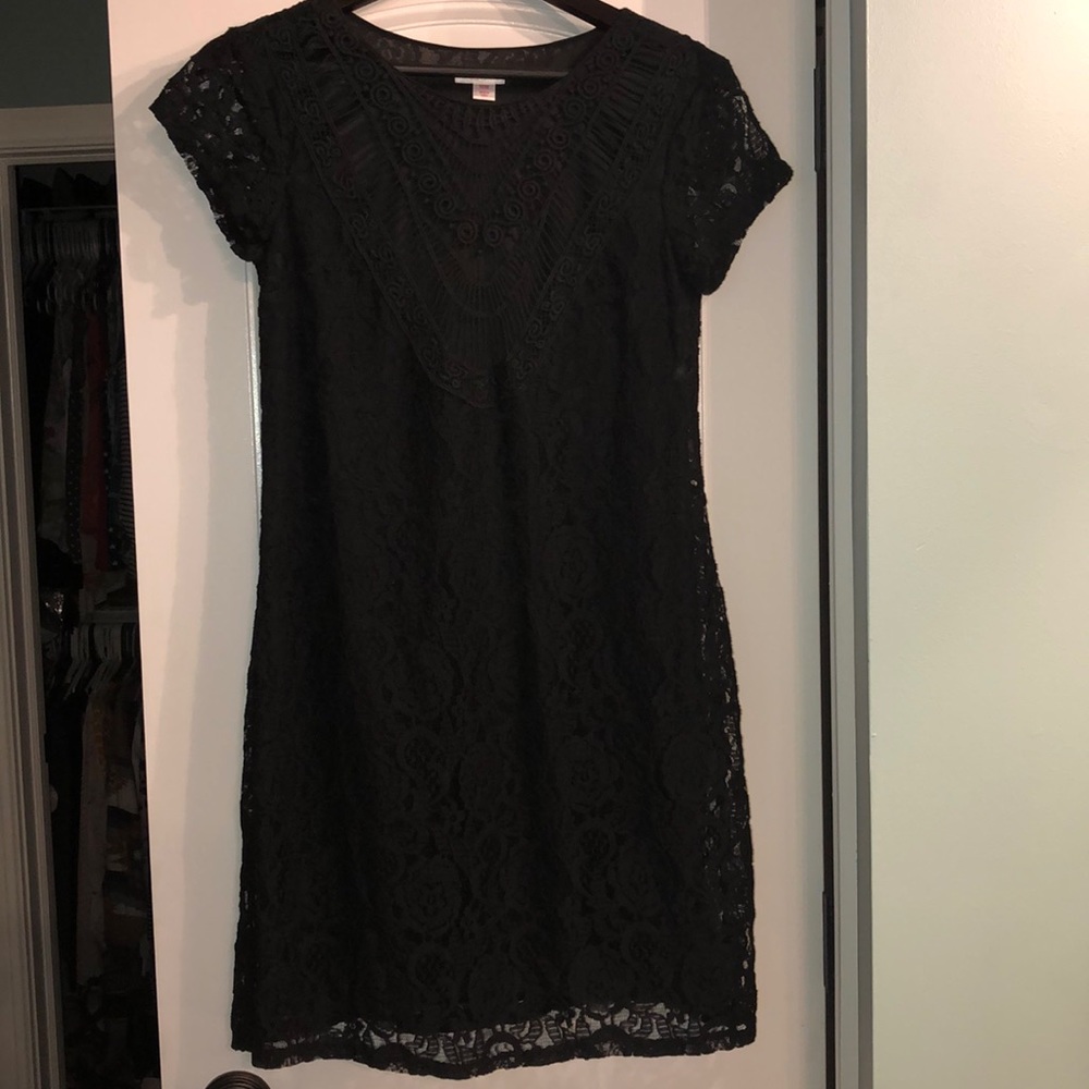 Black Lace Dress Medium